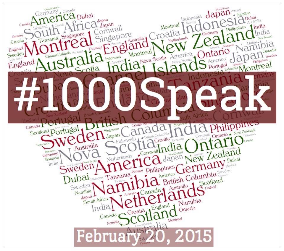 #1000speak, blogging, community, writing, blog, compassion, social justice, human connectivity